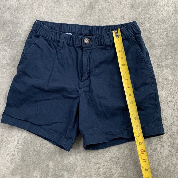 Chubbies Shorts Mens Medium Chino Cotton Twill Stretch Waist 5” Preppy Navy Blue - Picture 2 of 9